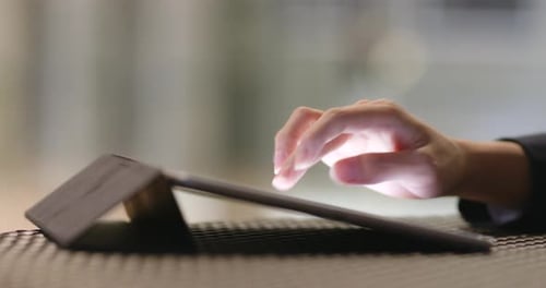 Verwendung eines Tablet-Computers