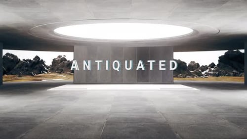 Sleek 3D Title Reveal in Minimalist Architectural Space