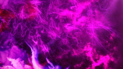 Abstract Pink and Purple Cosmic Nebula Motion Background