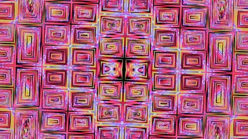 Kaleidoscope, mandala. 3d render music broadcast TV flashing, night club, music video vj pattern