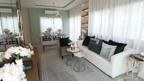 Elegant Home Interior with Stylish Furniture and Decor