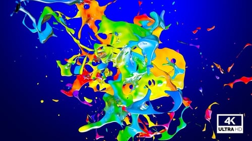 Multicolor Paint Splash V5