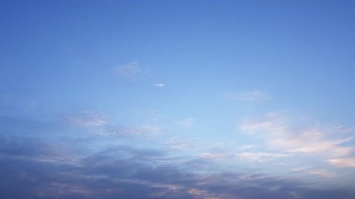 Time lapse of white clouds in the sky
