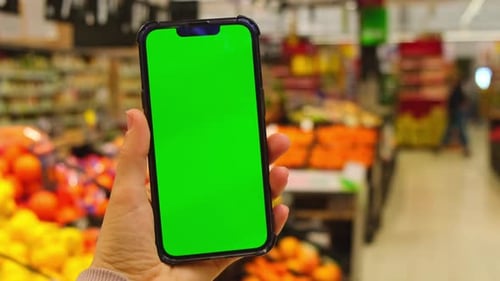 Mobile Phone Chroma Key for Mobile App Application