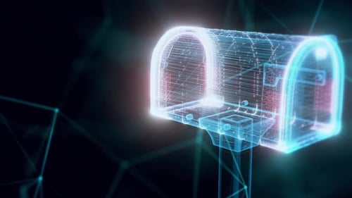 Mailbox Hologram Close Up Hd