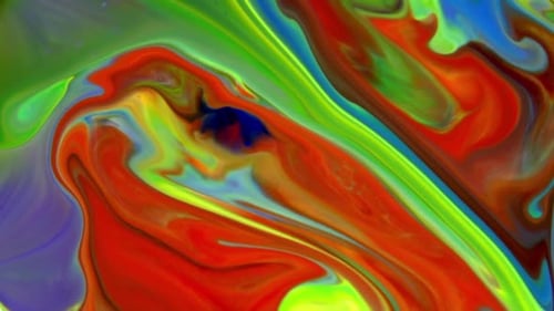 Abstract Colorful Invert Paint Exploding Texture