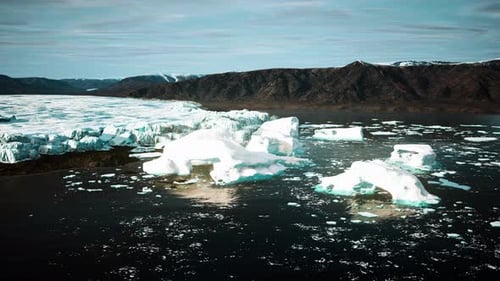 Reenland Glacier Heavily Affected By Global Warming