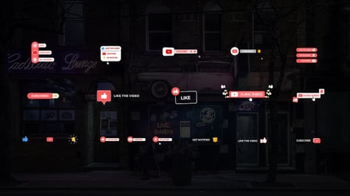 Minimalist YouTube Call to Action Button Pack