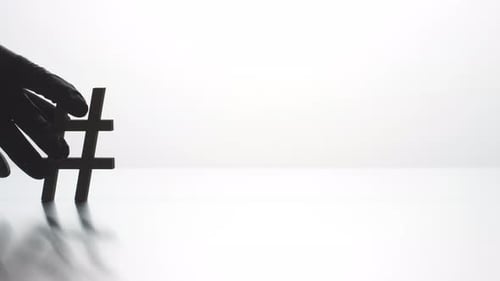 PANDEMIC Hashtag on Light Background