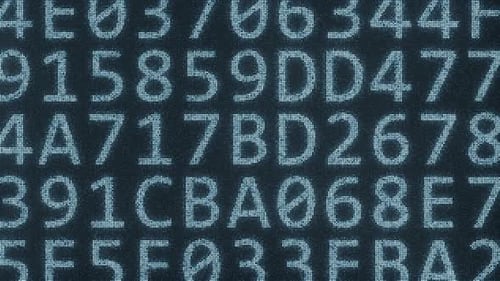 MACHINE LEARNING Text bestehend aus vielen Symbolen