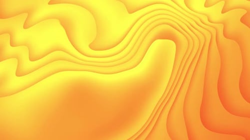 Abstrakte Orangen und rote Flüssigkeit bunter Hintergrund.4K Motion