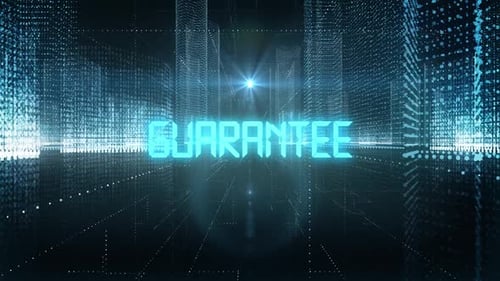 Skyscrapers Digital City Tech Word Guarantee