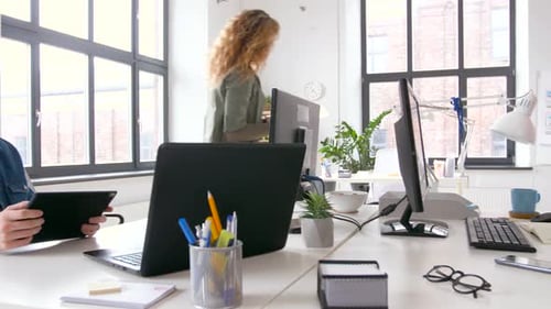 Creative Team Working on User Interface at Office