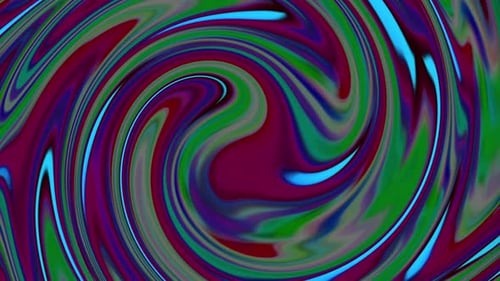 Abstract Psychedelic Fluid Color Swirl Background Animation