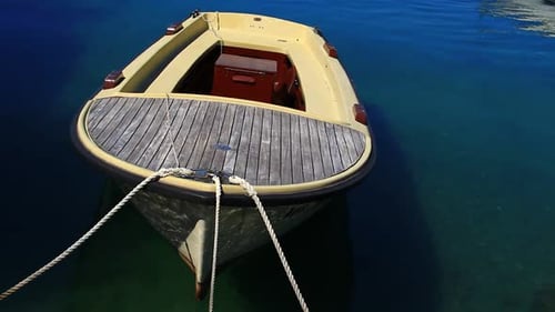 Small Fishing Boat in the Marina