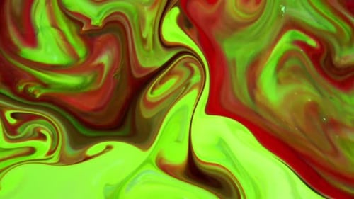 Abstract Fluid Motion with Vibrant Colors