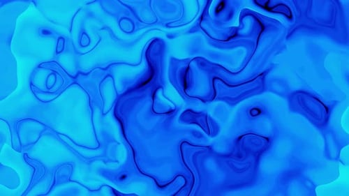 Dynamic Blue Abstract Flowing Liquid Background