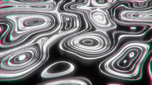 Curl Noise Flow Abstrakte Hintergrund