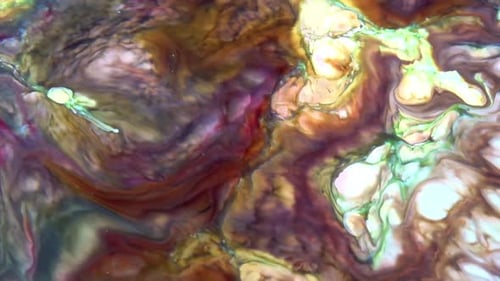 Abstract Vivid Colours Psychedelic Paint Spreading Texture