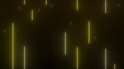 Animated Falling Neon Lines Vertical Background