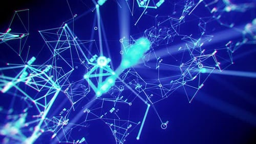 Networks Digital Background