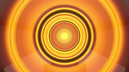 Orange Reflective Tunnel 4k
