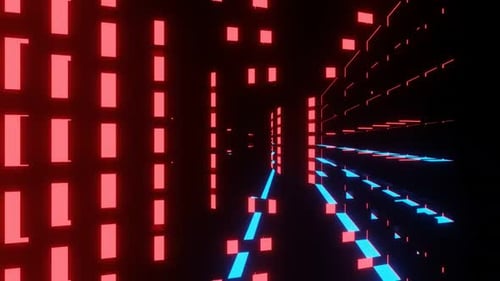 Vj Loop Neon Concert Beams 006