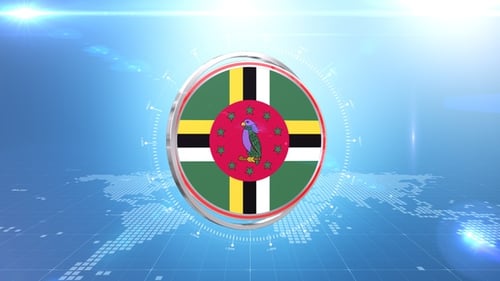 3D Metallic Circle Logo Reveal Animation