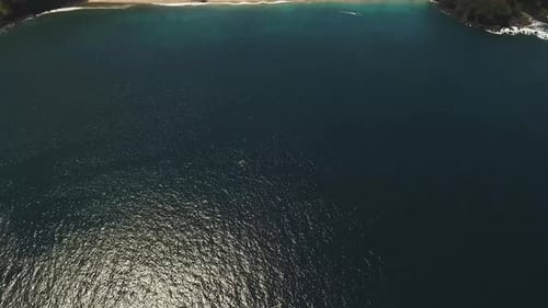 Aerial View Beautiful Beach