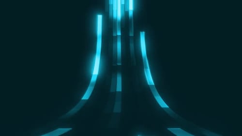 Geometric shape abstract technology background