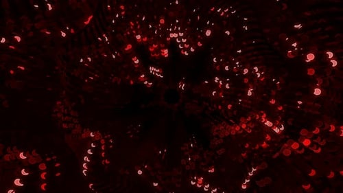 Red Color Abstract Background Animation 4K