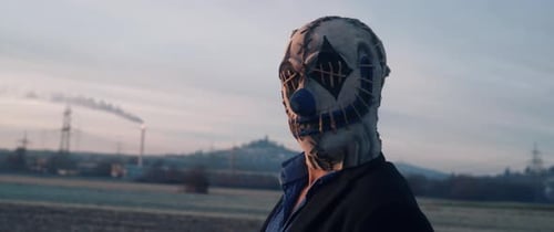 Evil Man on a Field