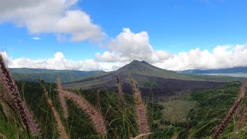 Mountain Range Panorama on a Clear Day