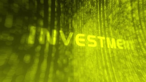 Abstract Tech Source Code Business Investment