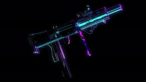 Arma digital Cyberpunk Skyfi HUD