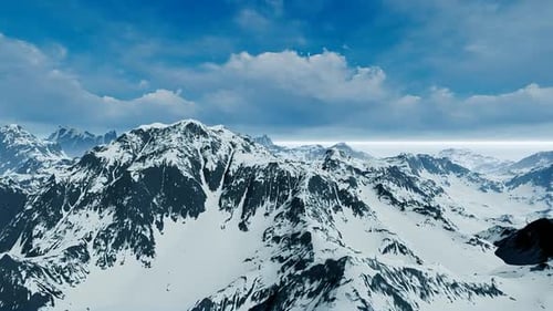 Flying Over The Mountains