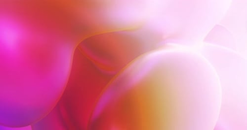 Abstract Liquid Flowing Metaballs Motion Background