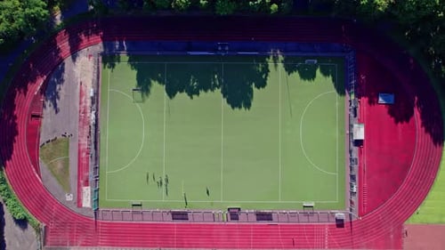 Small City Stadium for Soccer