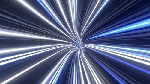 Flying at Light Speed Inside Fiber Optic Cable Future Data Transfer - 1080p