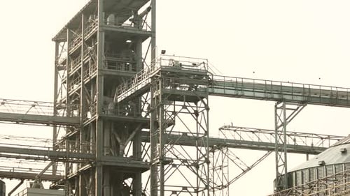 Plant Construction of a Large Factory.