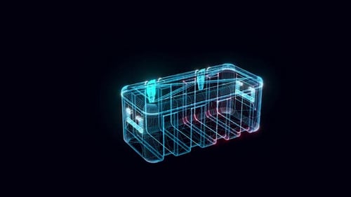 Caja Militar Holograma Giratorio Hd