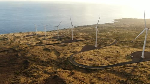 Wind Turbines Power Plant
