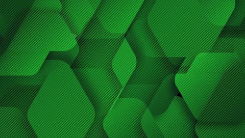 Green gradient beautiful modern hexagon shape background