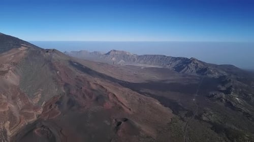 Aerial Panorama of Mount Teide