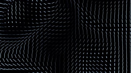 Patrón de matriz de línea móvil en bucle abstracto