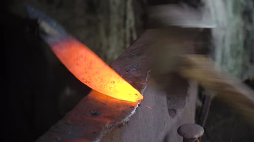 Anvil in a Blacksmith Workshop