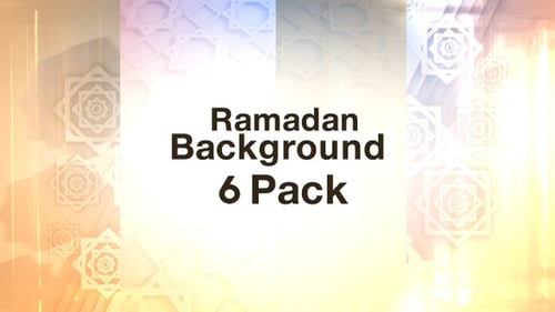 Elegant Shimmering Islamic Geometric Star Pattern Background Loop