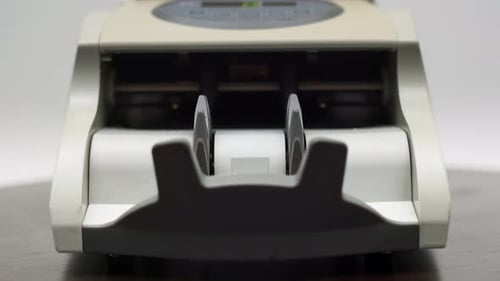 Close Up of Counting US Currency