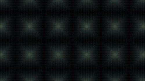Pulsating Geometric Grid Dot Pattern Background