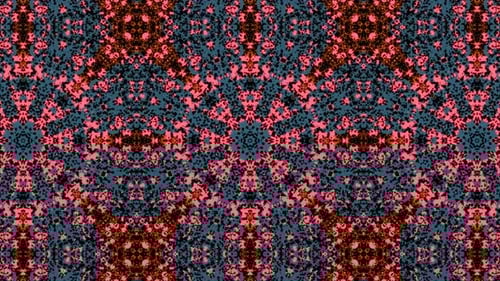 Abstract Kaleidoscope Pulsating Pattern Loop Background